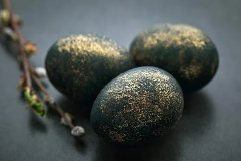 Colorful Easter eggs Stock Photos