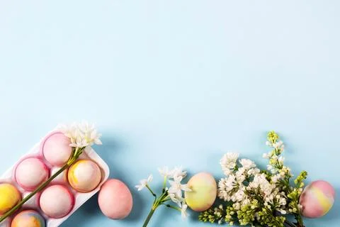 Colorful Easter eggs Stock Photos