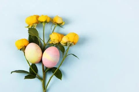 Colorful Easter eggs Stock Photos