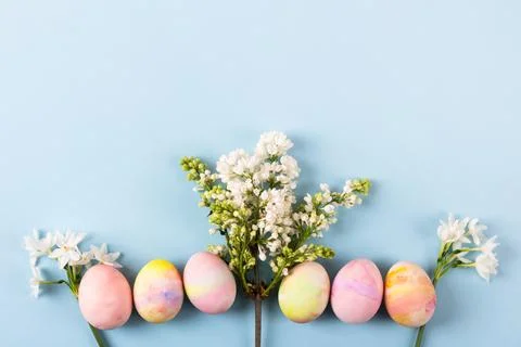 Colorful Easter eggs Stock Photos