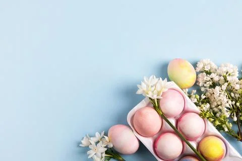 Colorful Easter eggs Stock Photos