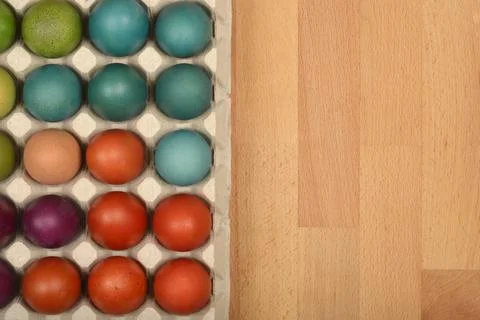 Colorful Easter eggs Stock Photos