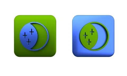 Colorful Eclipse of the sun icon isolated on white background. Total sonar .. Stock Illustration