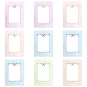 Colorful educational grid paper templates with measurement scales and geometr 스톡 일러스트