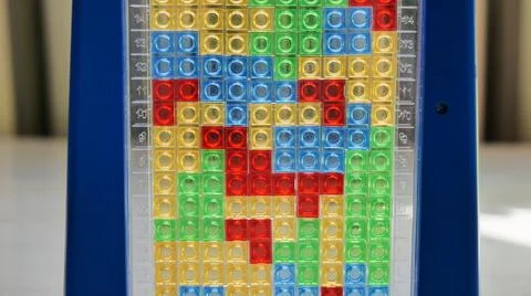 Colorful Educational Shape Sorting Game for Children Foto stock