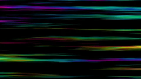 Colorful effect lines flowing horizontally at high speed Stock Footage 332186143