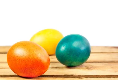 Colorful eggs Stock Photos