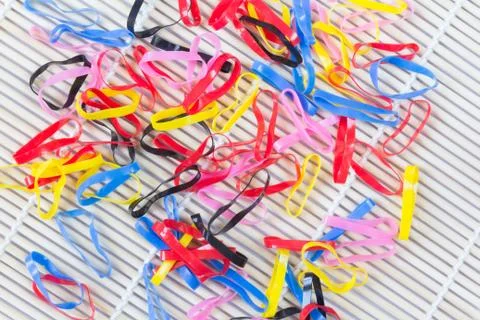 Colorful elastic Stock Photos