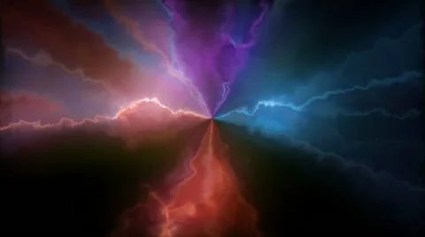 Colorful electronic abstract Stock Footage 54026050