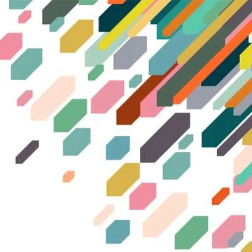 Colorful element abstract background. Stock Illustration