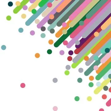 Colorful element abstract background. Stock Illustration