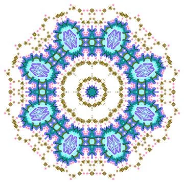 Colorful element on the white background. Stock Illustration