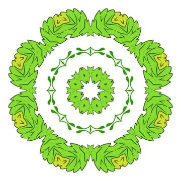 Colorful element on the white background. Stock Illustration