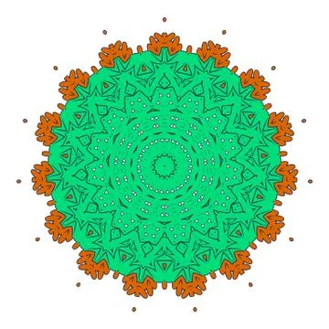 Colorful element on the white background. Illustrazione stock