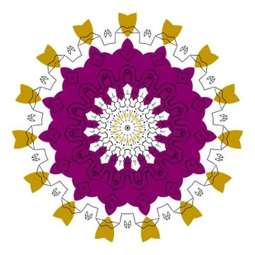 Colorful element on the white background. Stock Illustration