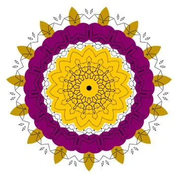 Colorful element on the white background. Illustrazione stock