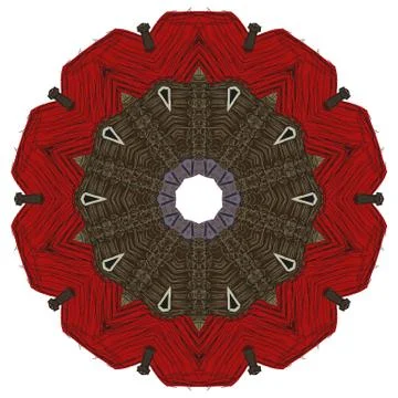 Colorful element on the white background. Stock Illustration