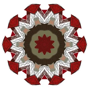 Colorful element on the white background. Stock Illustration