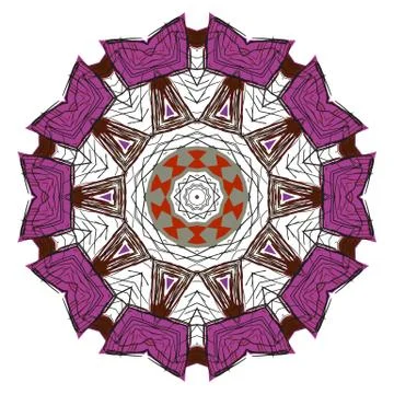 Colorful element on the white background. Stock Illustration