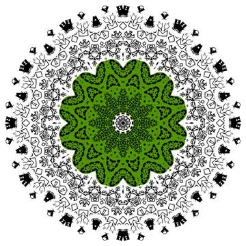 Colorful element on the white background. Stock Illustration