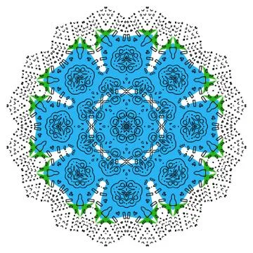 Colorful element on the white background. Stock Illustration