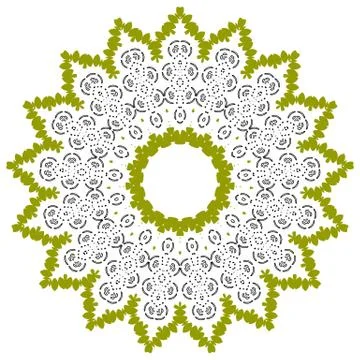 Colorful element on the white background. Stock Illustration