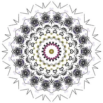 Colorful element on the white background. Illustrazione stock
