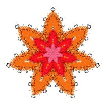 Colorful element on the white background. Stock Illustration