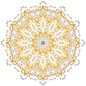 Colorful element on the white background. Illustrazione stock