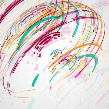 Colorful elements background Stock Illustration