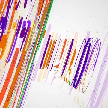 Colorful elements background Stock Illustration