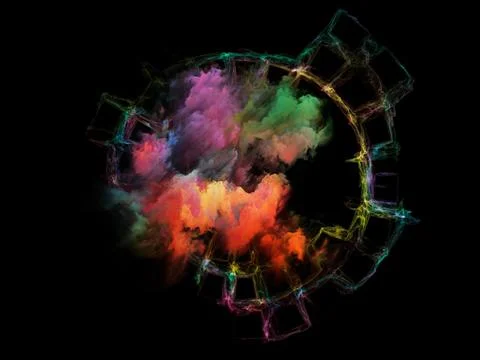 Colorful Elements Stockillustratie