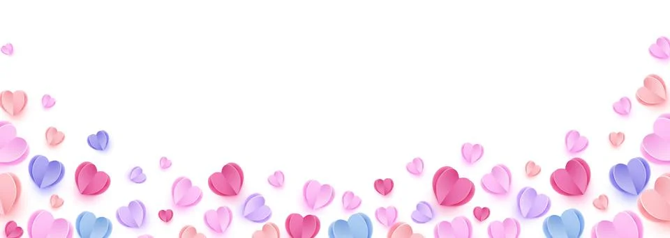 Colorful elements in shape of heart Stock Illustration