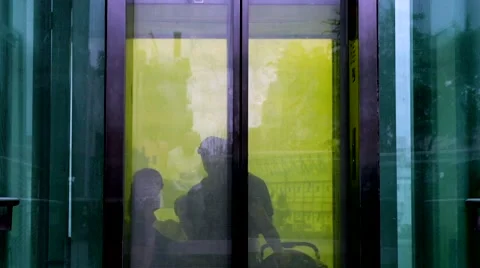 Colorful elevator Video stock 41607097