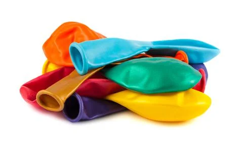 Colorful empty balloons Stock Photos