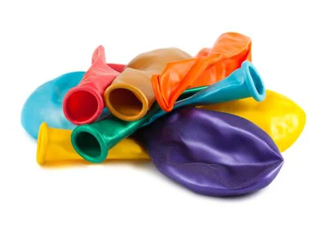 Colorful empty balloons Stock Photos