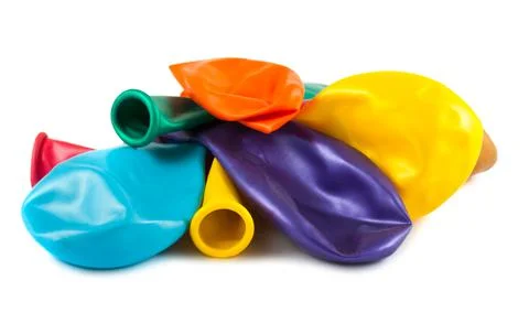 Colorful empty balloons Stock Photos