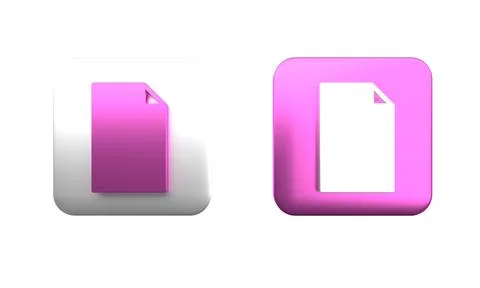 Colorful Empty document icon isolated on white background. Checklist icon. .. Foto stock
