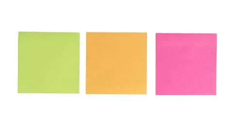 Colorful empty notes Stock Photos
