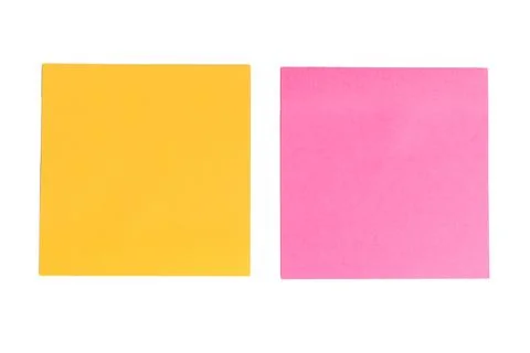 Colorful empty notes Stock Photos