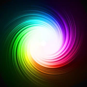 Colorful energy vortex Stock Illustration
