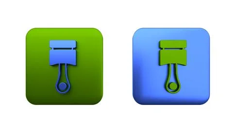 Colorful Engine piston icon isolated on white background. Car engine piston.. イラスト素材
