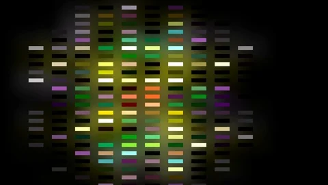 Colorful Equalizer Led Lights Stage Stock Footage 108756347