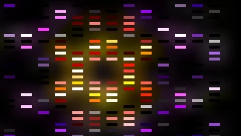 Colorful Equalizer Led Lights Stage Stock Footage 108756431