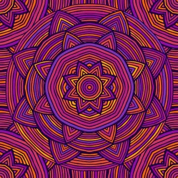 Colorful Ethnic Pattern Stock Illustration