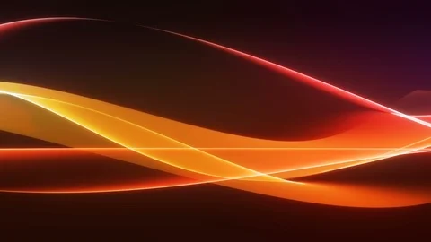 Colorful evolving smooth orange and red curved lines moving sideways background 스톡 동영상 120543076
