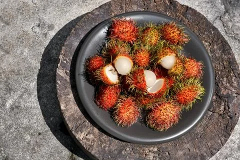 Colorful exotic fruit 스톡 사진