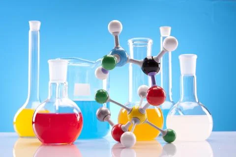 Colorful experiments Stock Photos