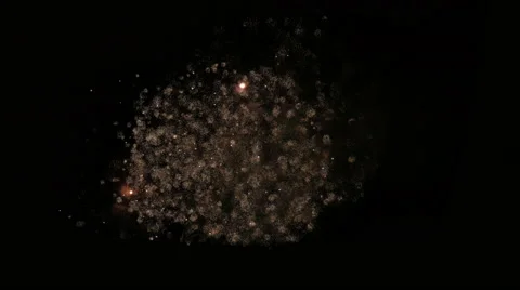 Colorful exploding fireworks over the lake. Stock Footage 61710157