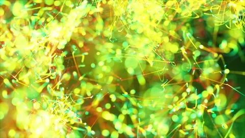 Colorful exploding particles abstract wavy pattern background Stock Footage 225790205